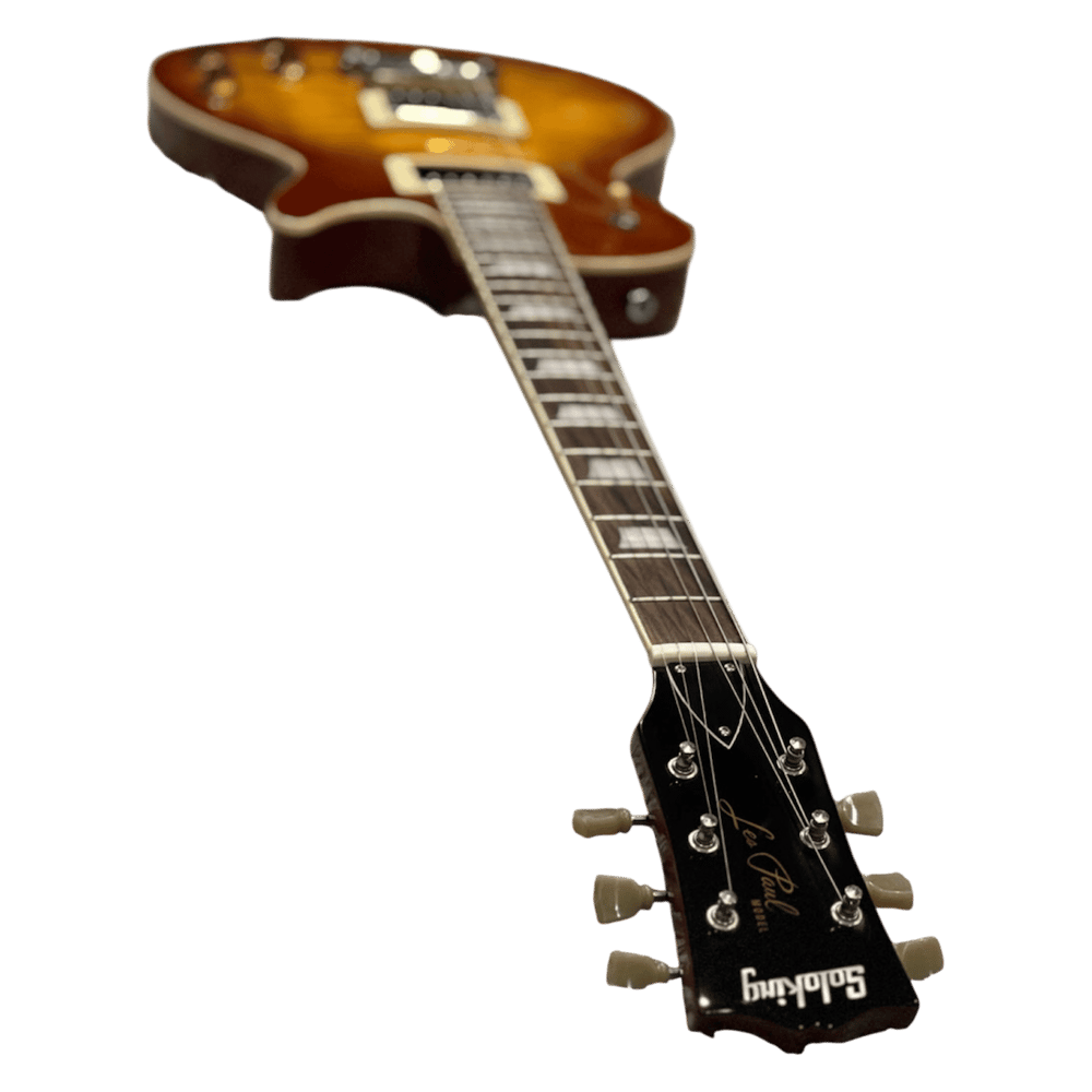 Soloking SLS60FM Deluxe Elektro Gitar Honeyburst (Gigbag Dahil)