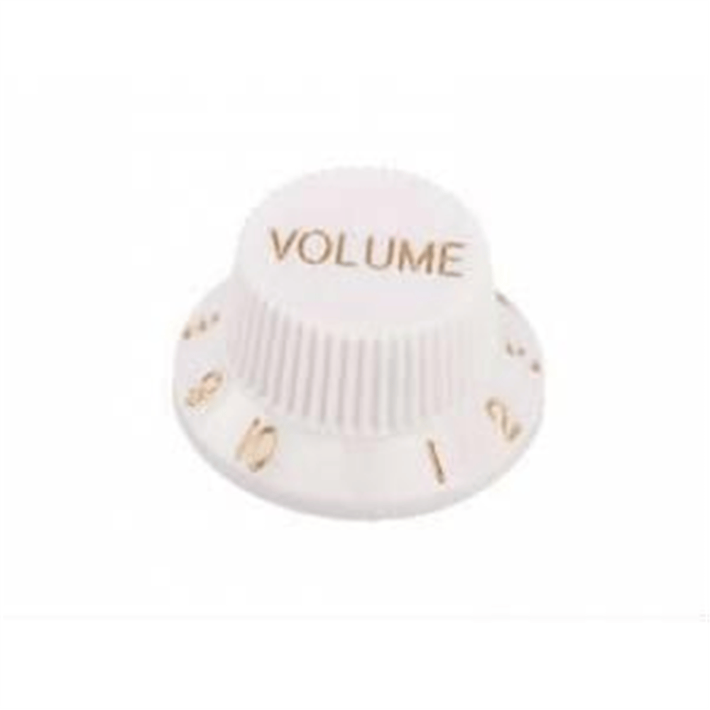 Valencia PNB1TWT Gitar Ton Düğme Başlığı Plastik Beyaz Dr.Parts
