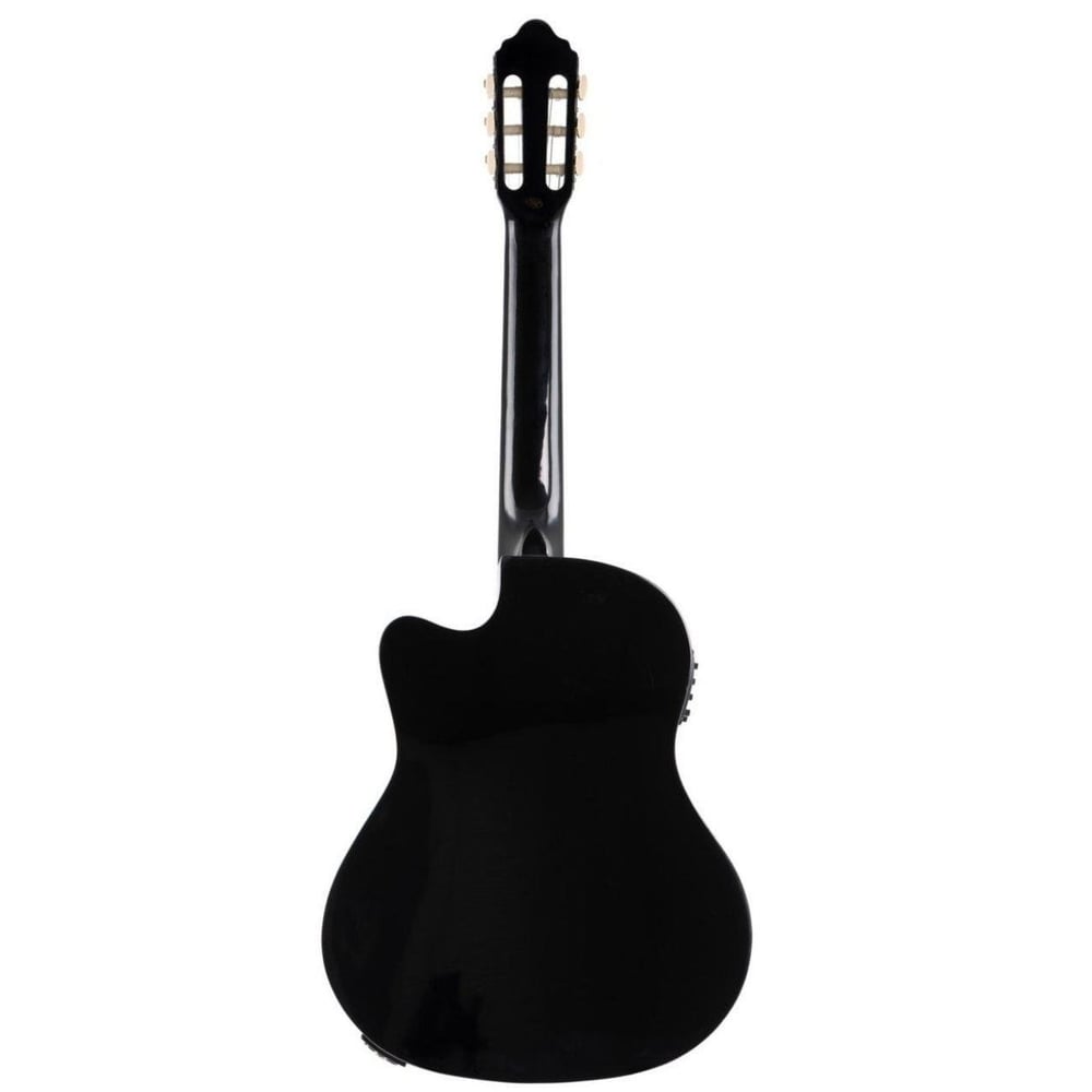 Valencia VC104TCVTBK Elektro Klasik Gitar 4/4 Siyah Sap Çelikli