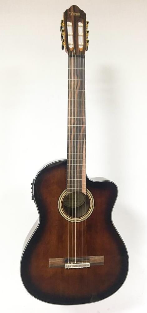 Valencia VC564CEBSB Elektro Klasik Gitar Cutaway 4/4 Kahve Sunburst