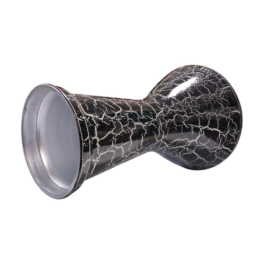 VD Darbuka Çatlak Siyah 22 cm 8 Vidalı Alüminyum