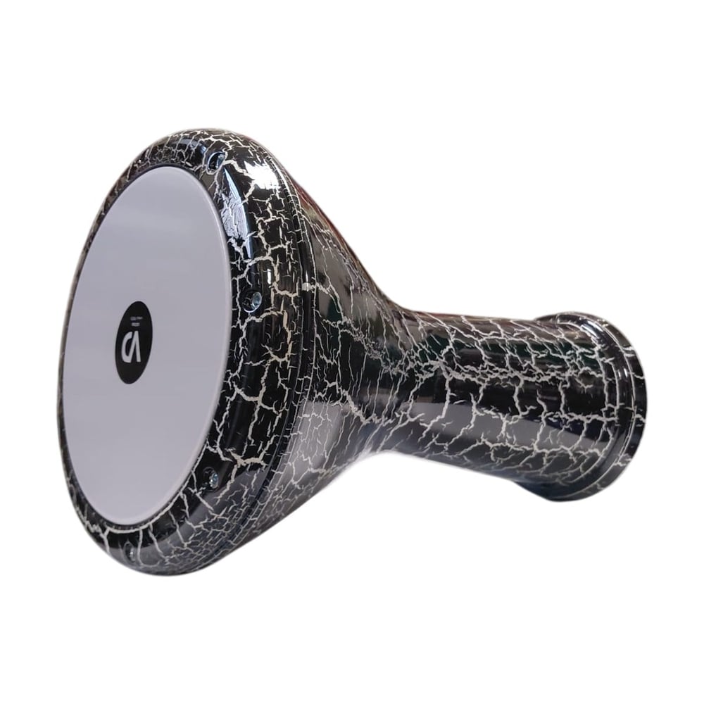 VD Darbuka Çatlak Siyah 22 cm 8 Vidalı Alüminyum