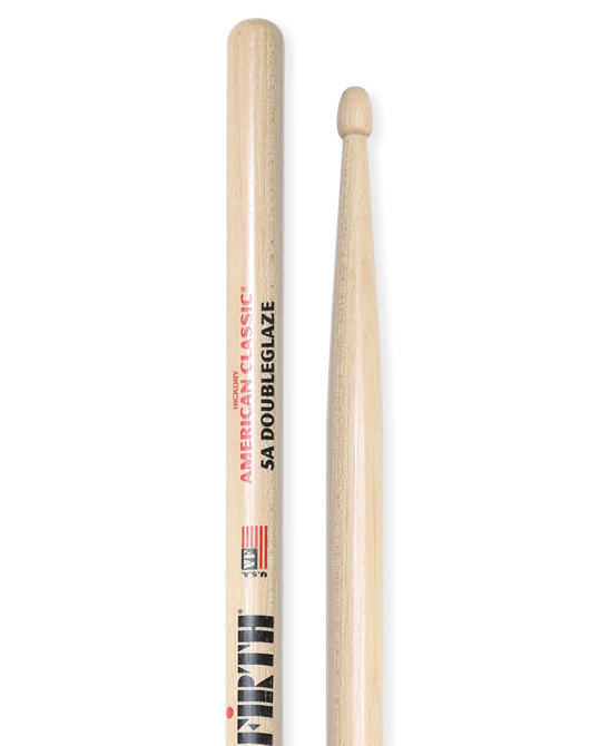 Vicfirth V5ADG Çift Baget 5A Double Glaze Ds Tip Hickory 
