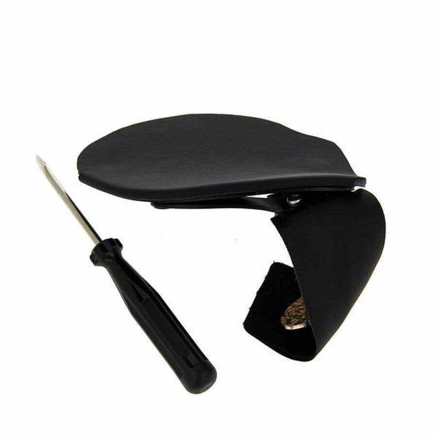 Wolf KH72 Classic Keman ve Viyola Çeneliği Nappa Royal Black