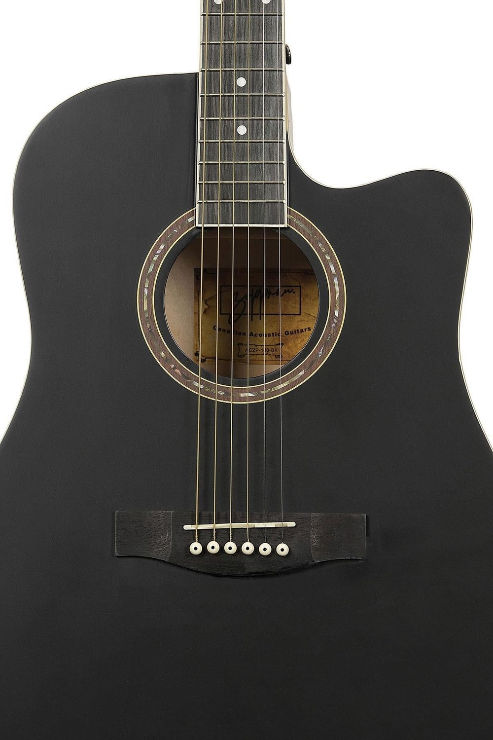 Zoppran ACZP100BK Siyah Akustik Gİtar