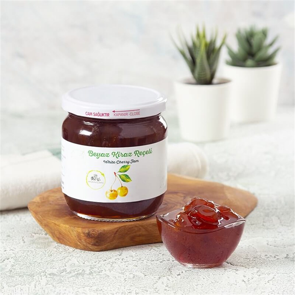 BEYAZ KİRAZ REÇELİ - 650 GR