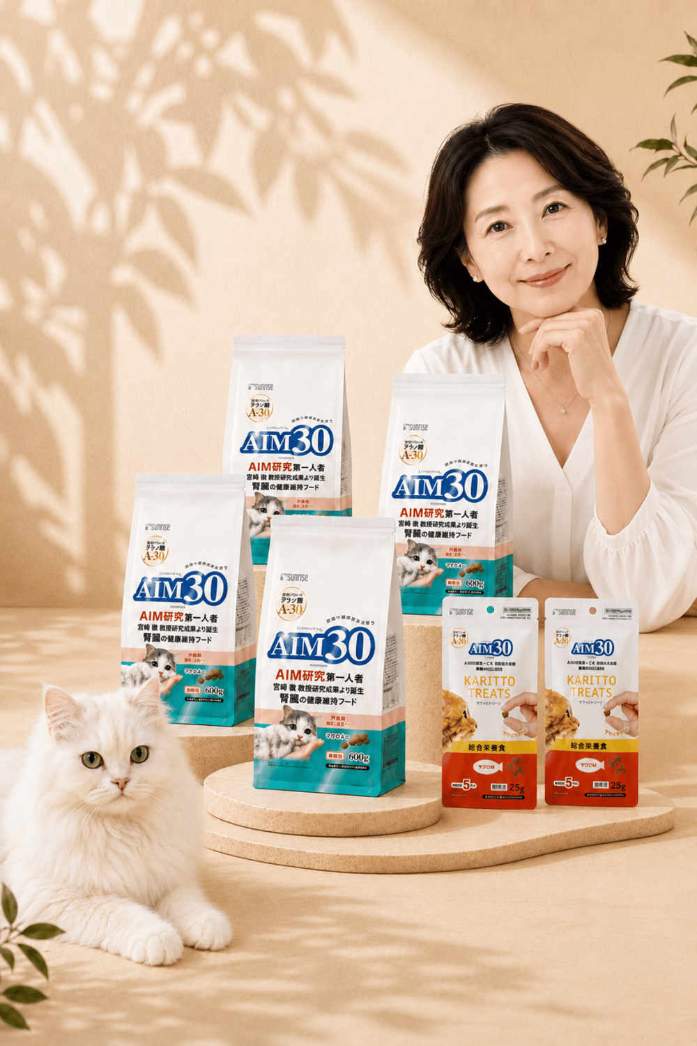 4'lü AIM30 YAVRU KEDİ MAMASI BALIKLI, MULTİVİTAMİN HEDİYELİ