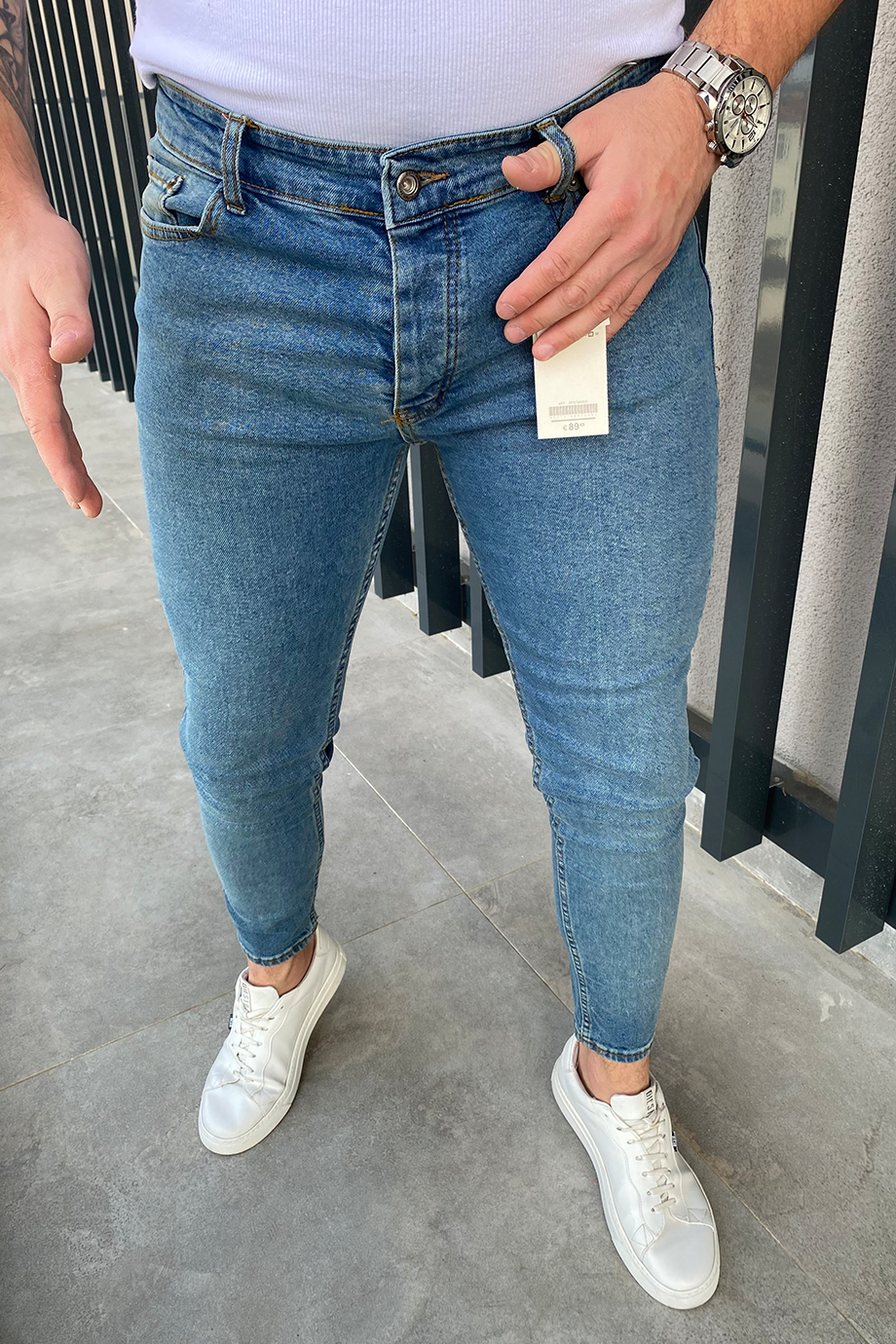 ÖZEL TON SLİM-FİT KOT PANTALON
