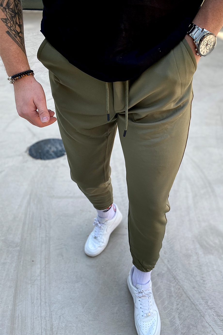 SCUBA KUMAŞ KOYU YEŞİL EŞOFMAN