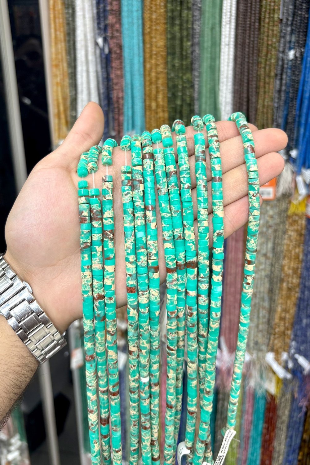 Agalmatolite Doğal Taş Parlak Dore Kesim 6x3mm Dizi [AA]