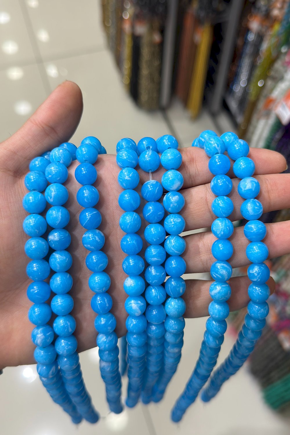 Agalmatolite Taşı Küre Kesim Parlak 10mm Doğal Taş Dizi [AA]