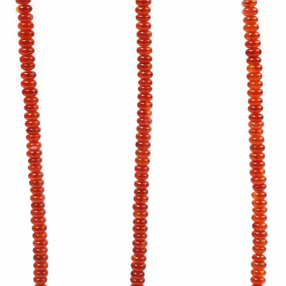 Akik Taşı Dore Kesim 6x2mm Doğal Taş Dizi