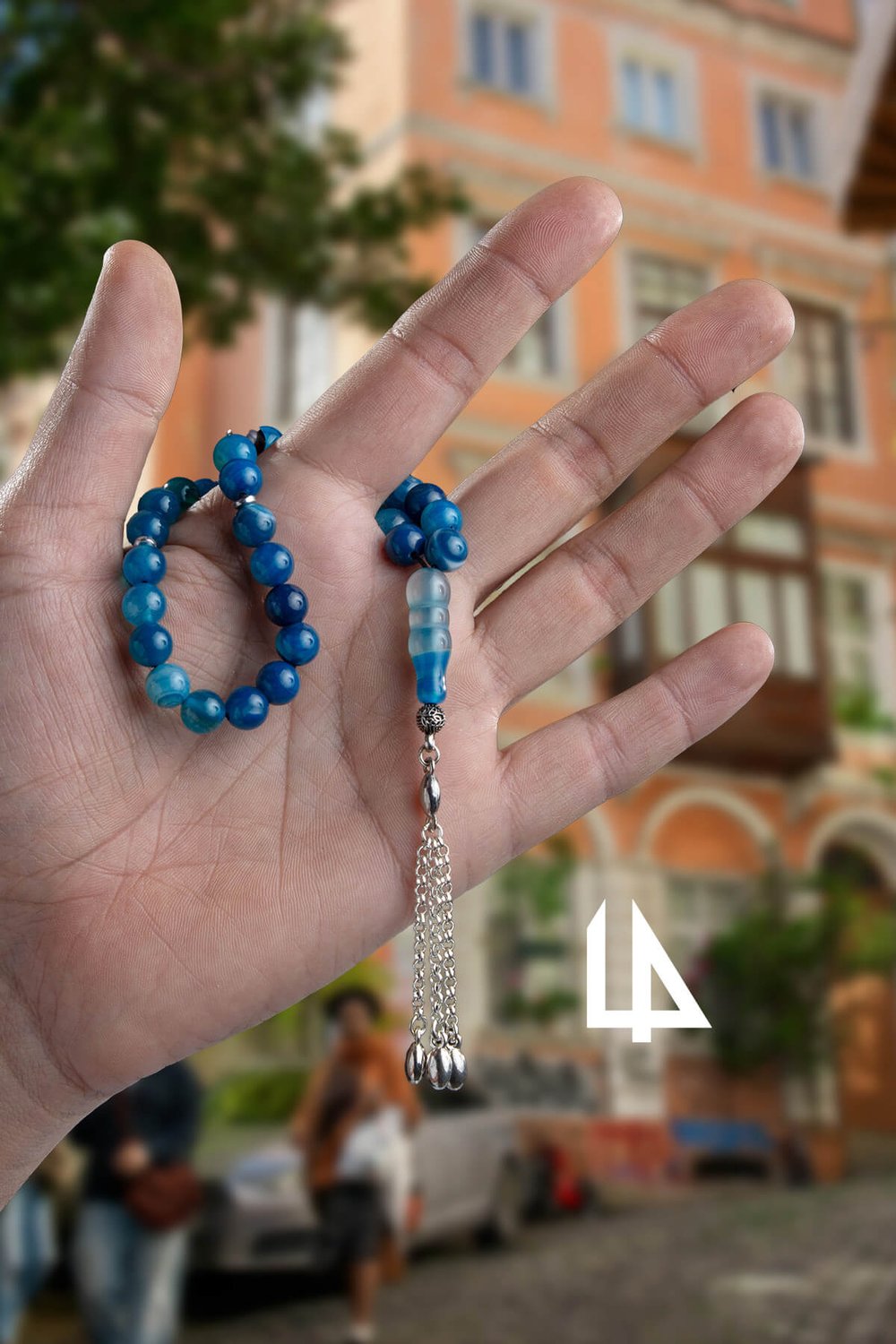 Akik Doğal Taş Küre Kesim 33 lü 8mm Tesbih