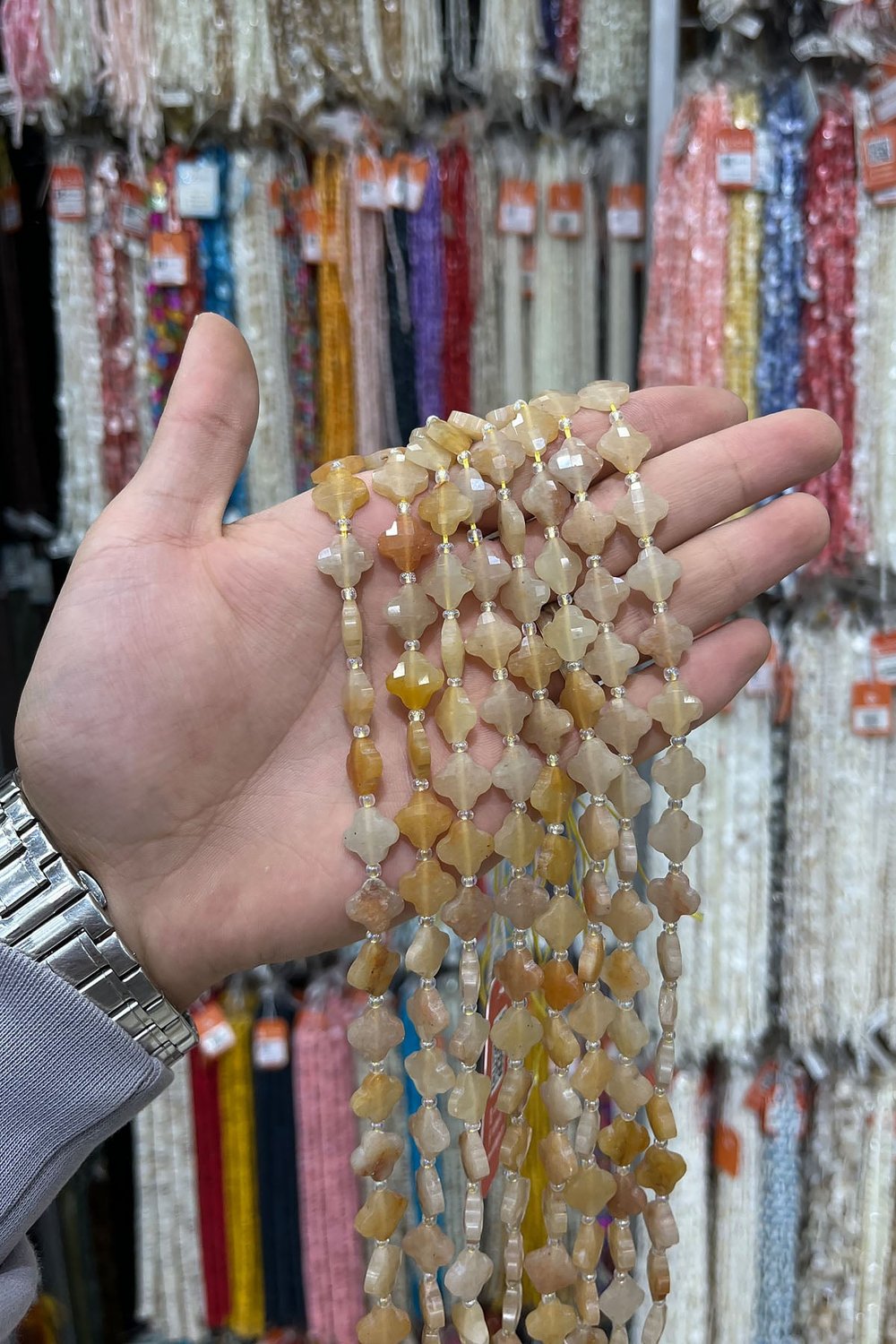 Akik Taşı Van Cleef Yonca Kesim 12mm Doğal Taş Dizi