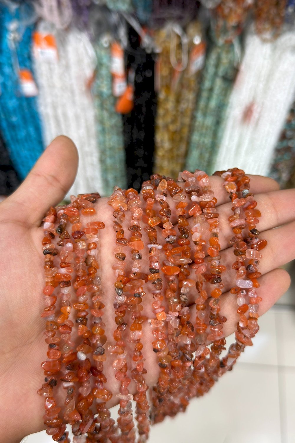 Akik Kırık Taş Mini Boy 3x5mm Doğal Taş Dizi