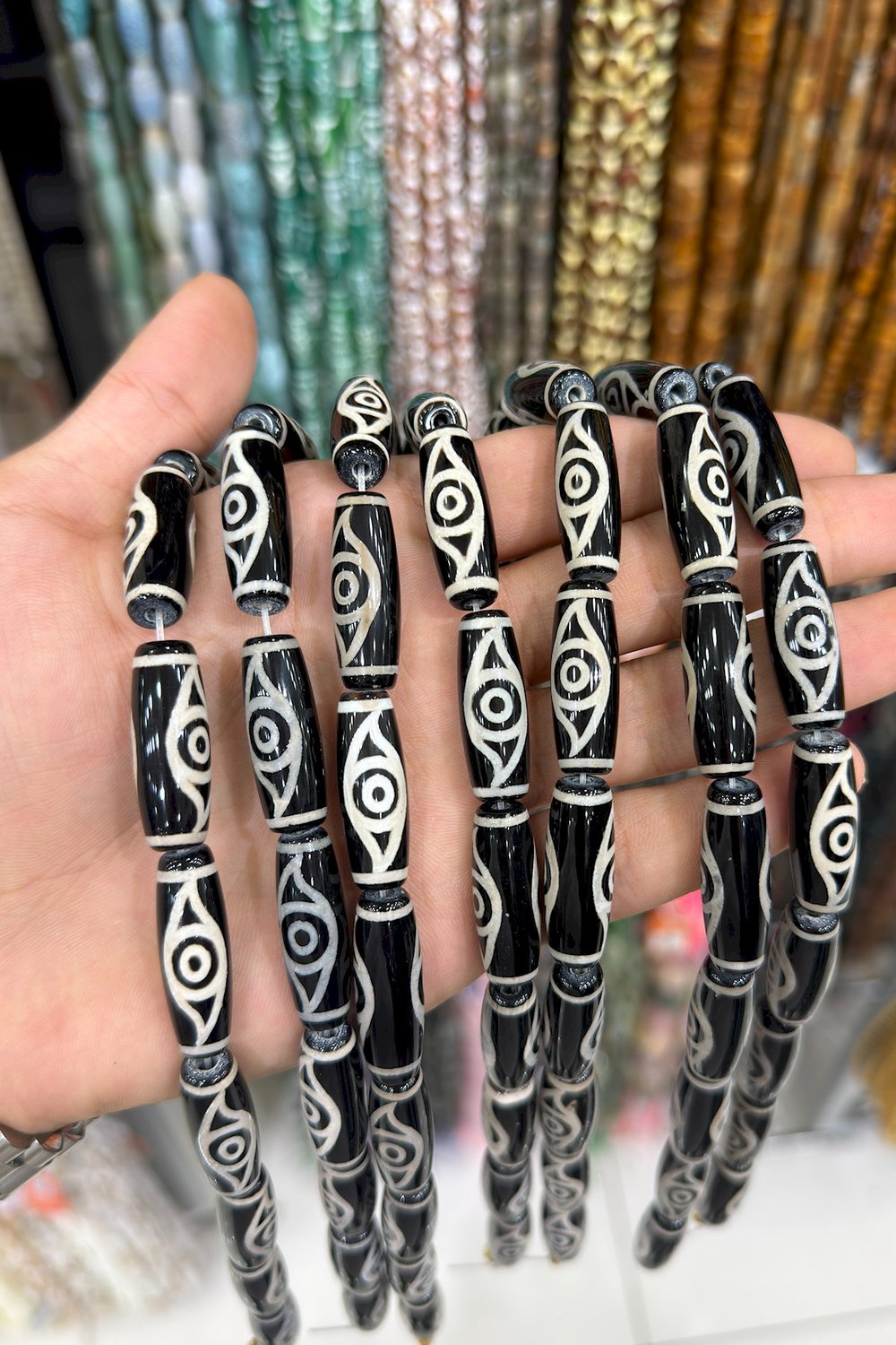 Akik Taşı Yedigen Kesim Turuncu 15x20mm Doğal Taş Dizi