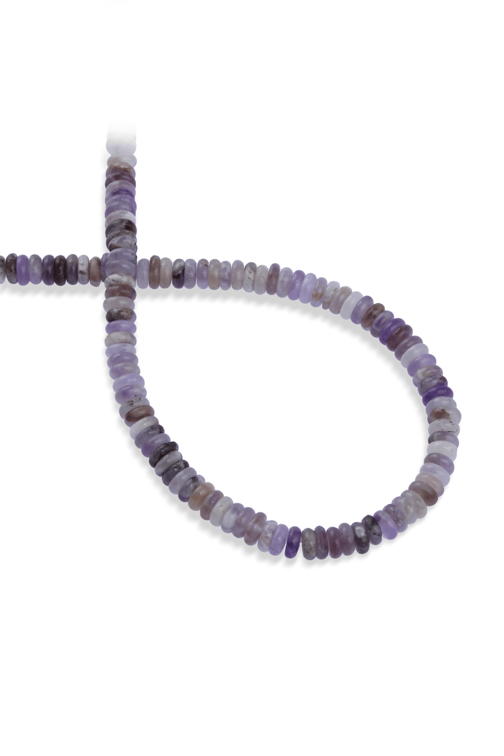 Ametist Taşı Rondela Kesim 6x2mm Doğal Taş Dizi