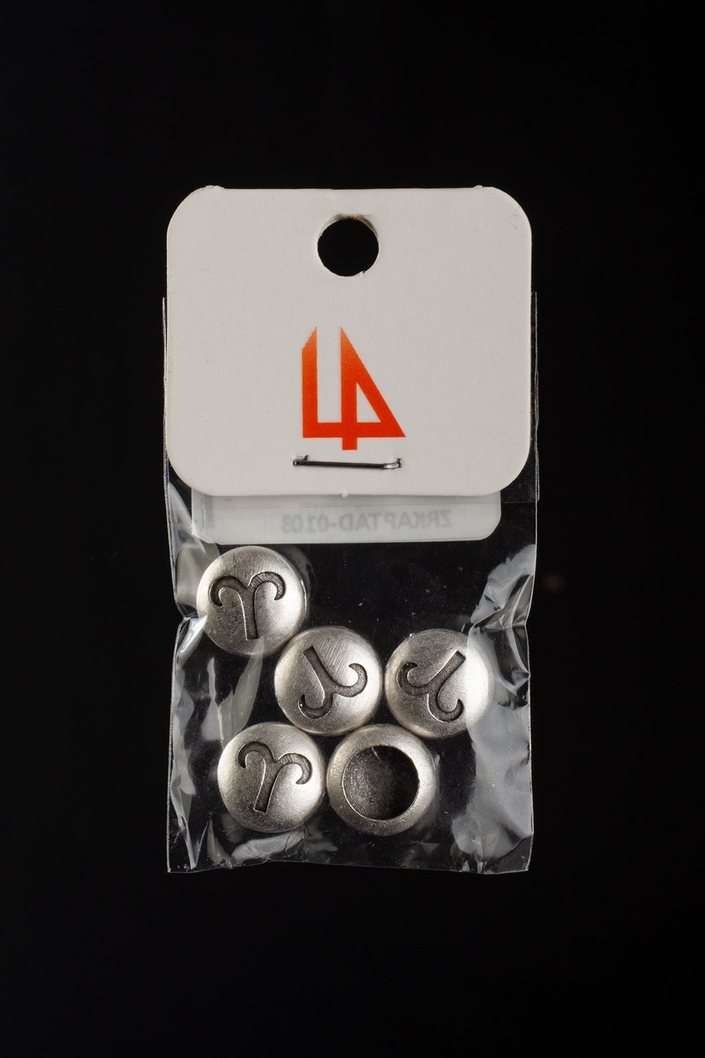 Antik Gümüş Yuvarlak Koç Burç Tek Delik 11x5mm Takı Aparatı - 5 Adet