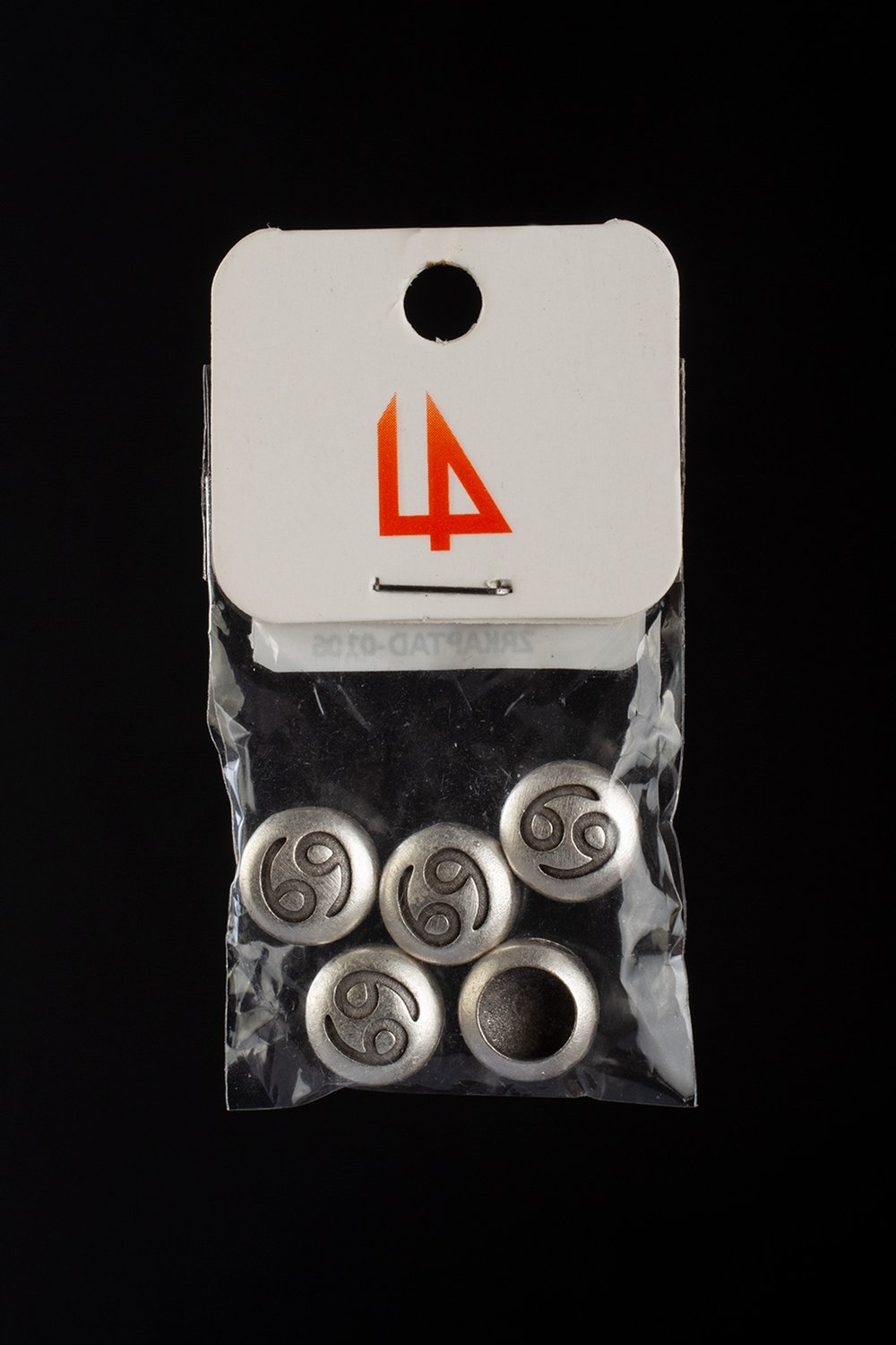 Antik Gümüş Yuvarlak Yengeç Burç Tek Delik 11x5mm Takı Aparatı