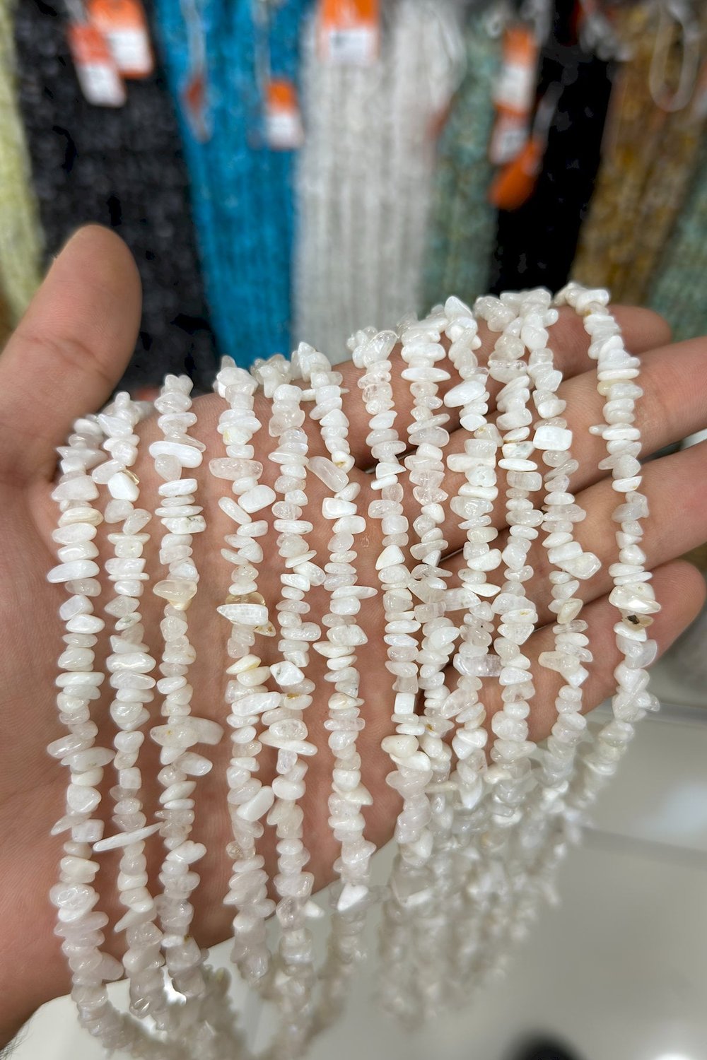 Ay Kırık Taş Mini Boy 3x5mm Doğal Taş Dizi