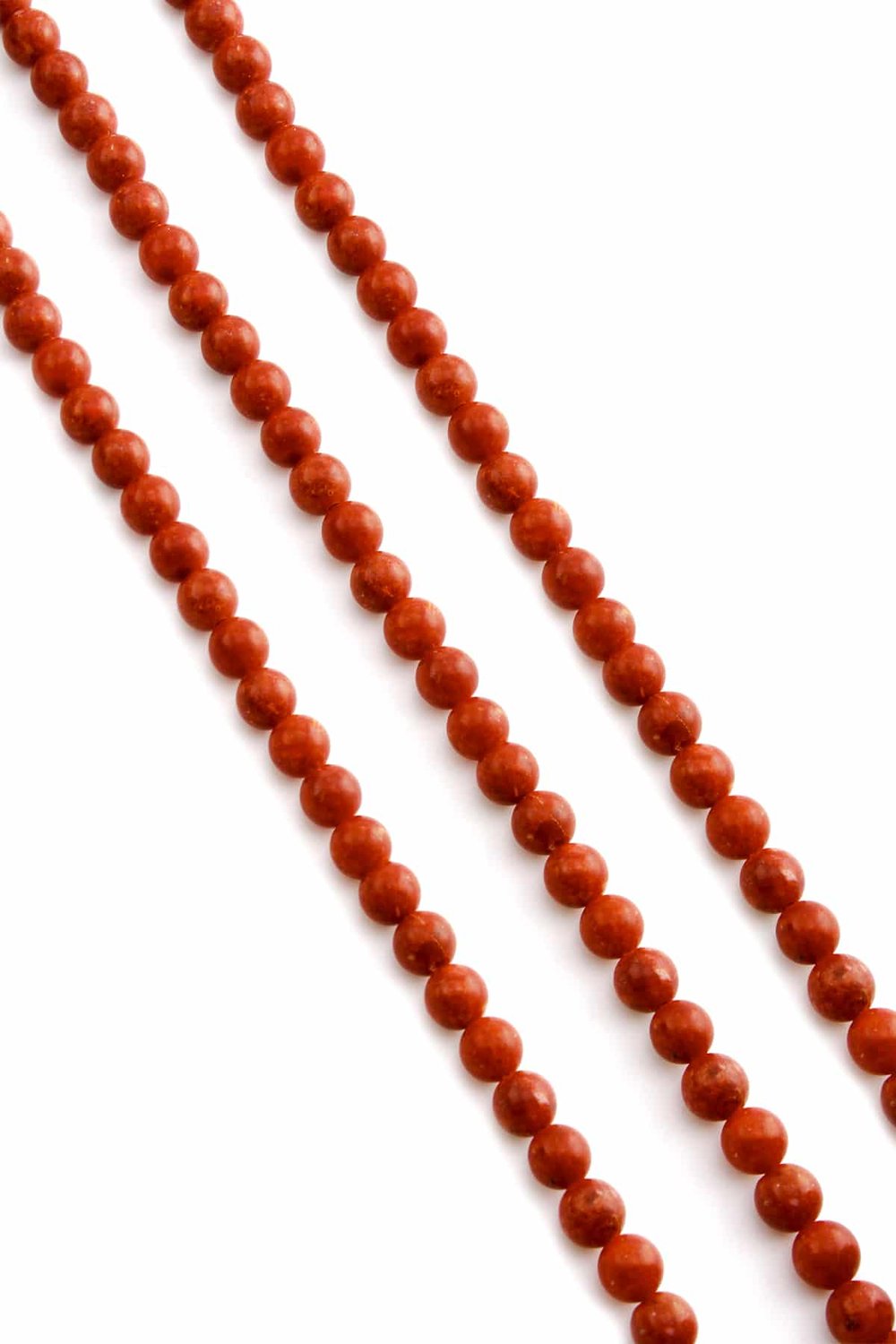 Bambu Çim Mercan Taşı Küre Kesim Bordo 7mm Doğal Taş Dizi
