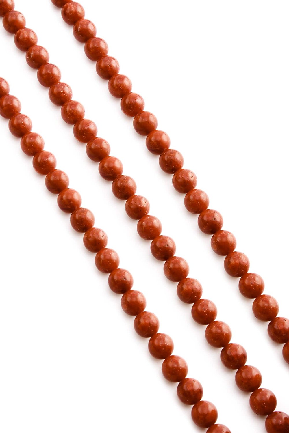 Bambu Mercan Taşı Küre Kesim 8mm Doğal Taş Dizi