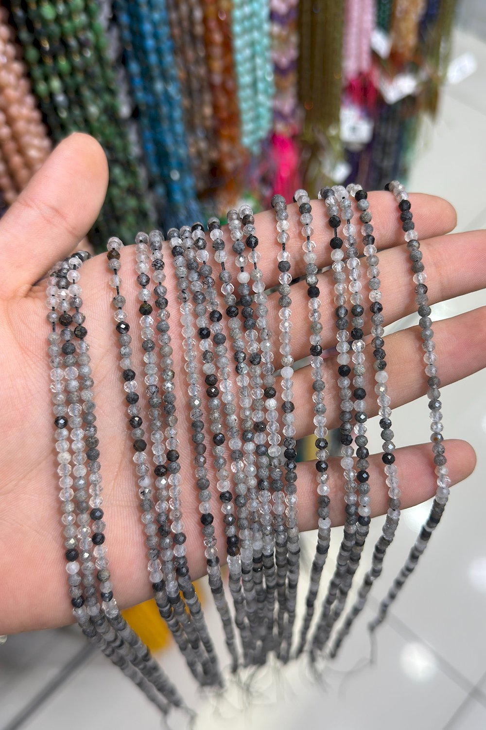 Beril Taşı Küre Kristal Kesim 3mm Doğal Taş Dizi