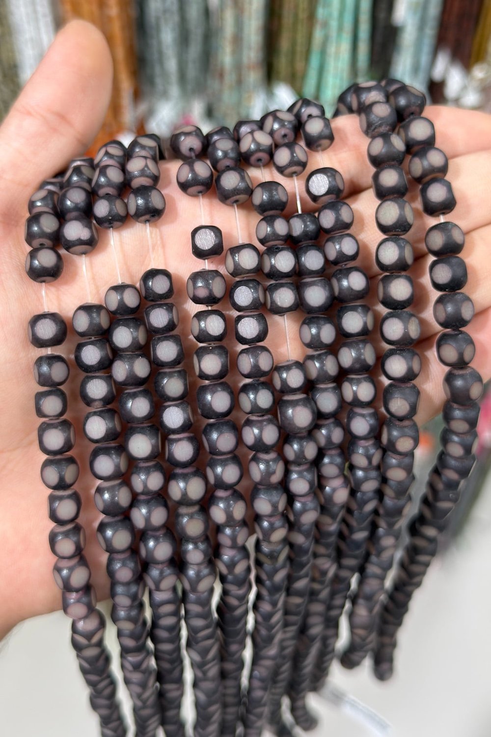 Bodhi Ağacı Küre Kesim Parlak 8x8mm Dizi [AA]