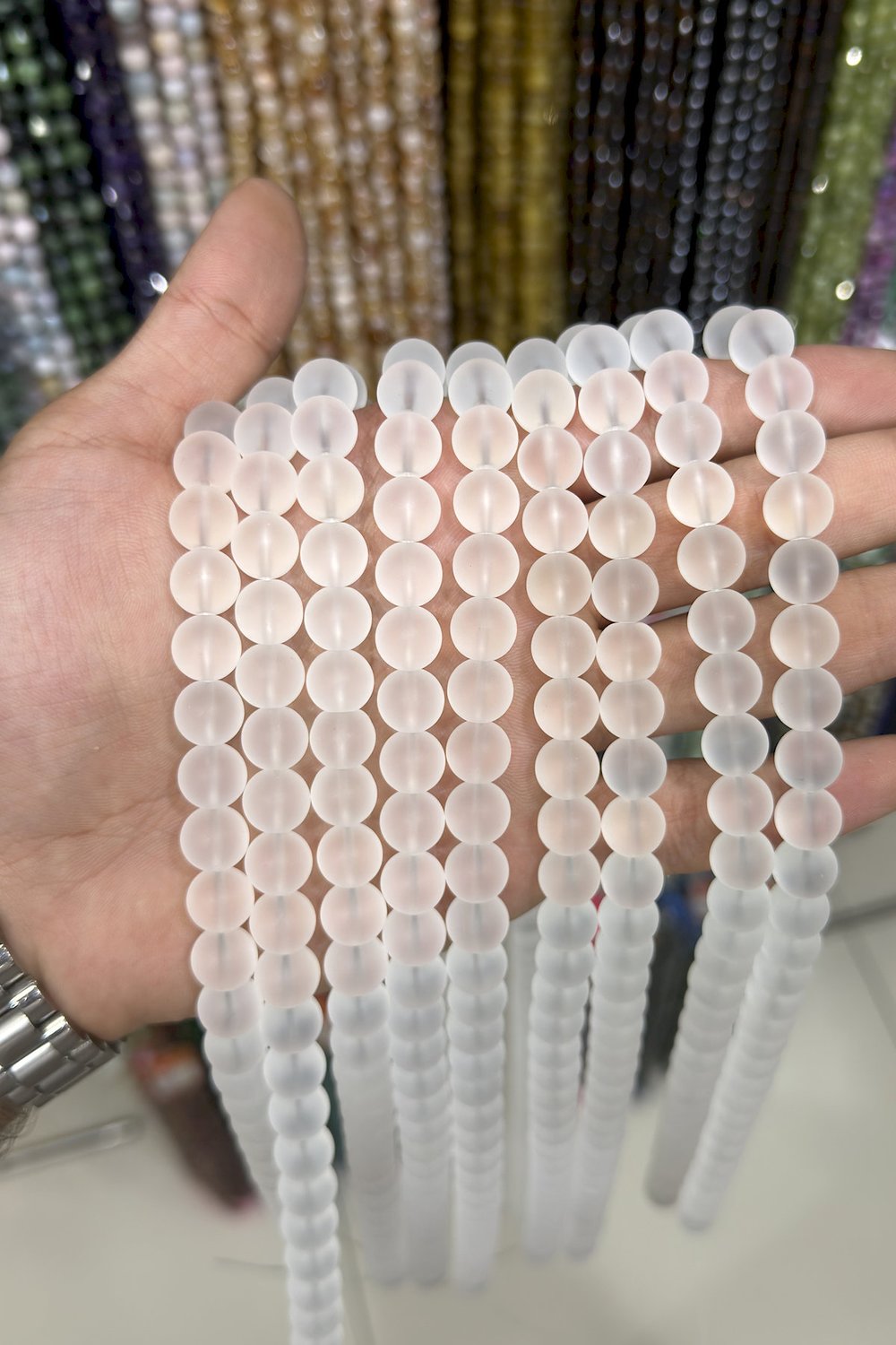 Cam Şeffaf Küre Kesim Mat Şeffaf 10mm Dizi