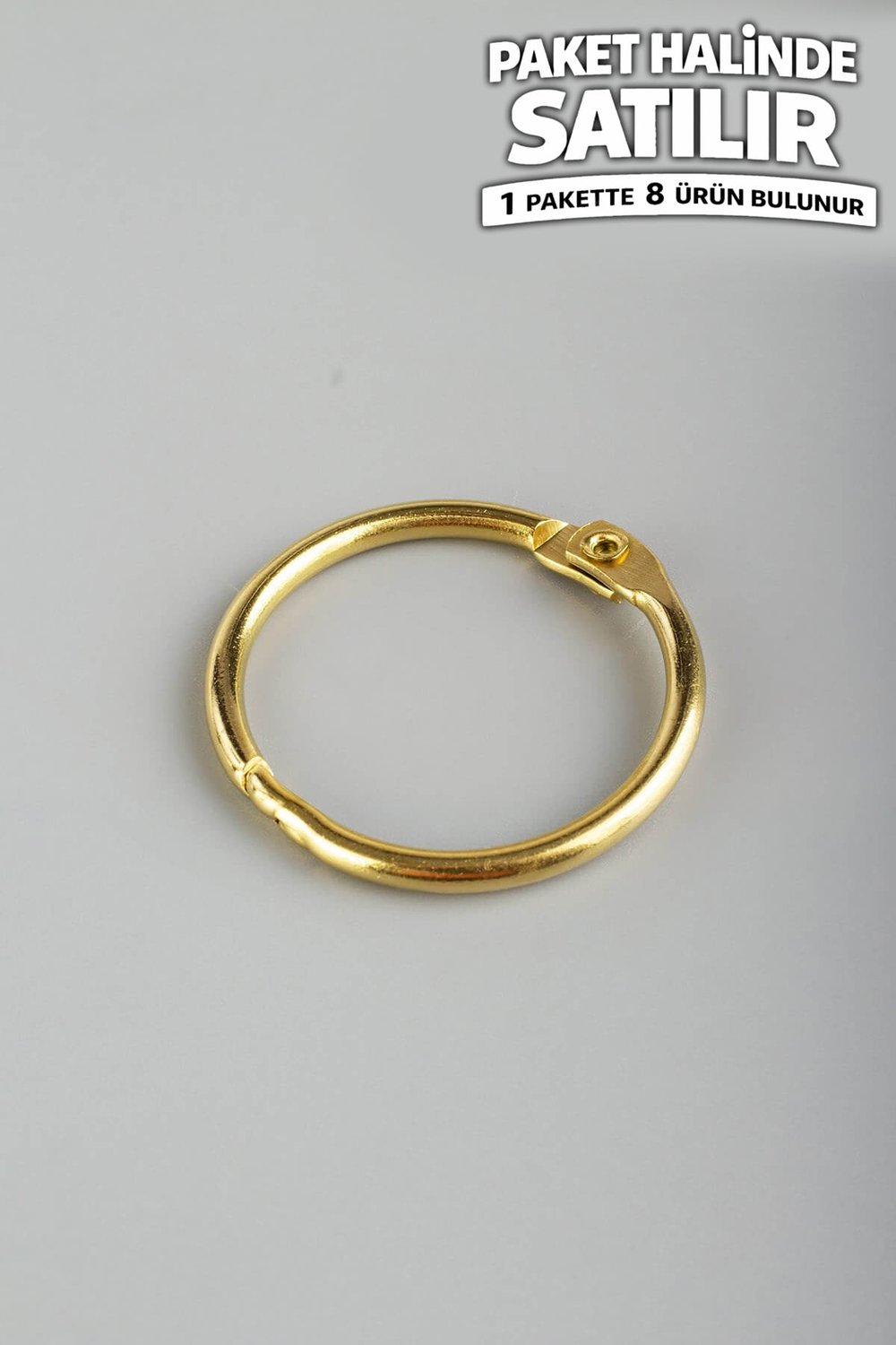 Çelik Aparat Altın 30x30mm 8 Adet
