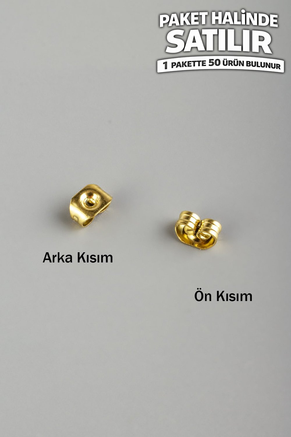 Çelik Aparat Altın 50 PCS