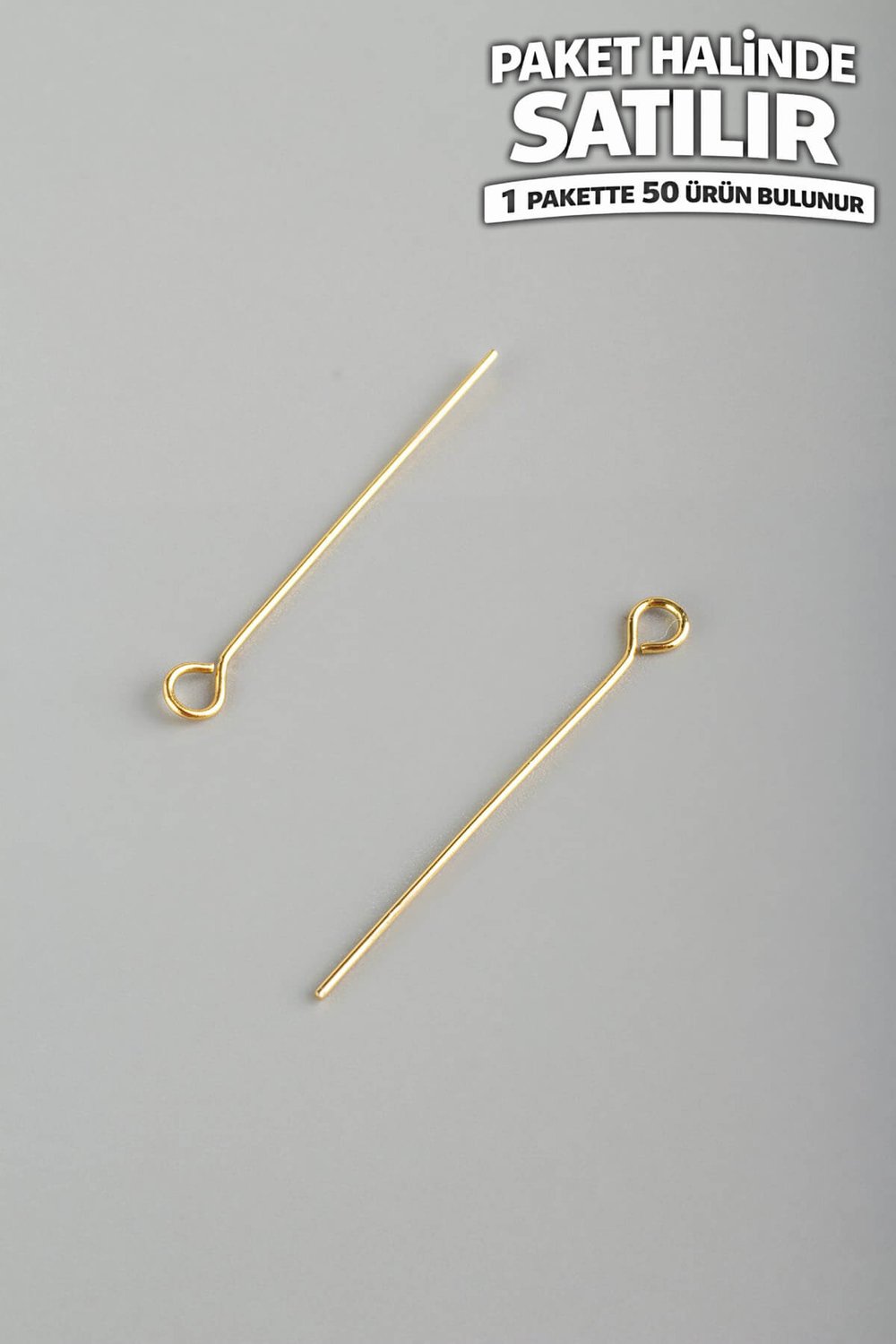 Çelik Aparat Altın 50 PCS
