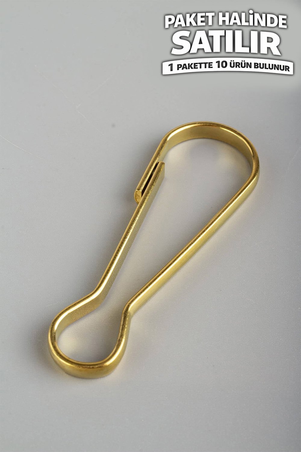 Çelik Aparat Altın 60x60mm 10 Adet