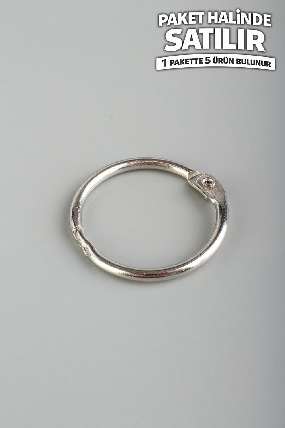 Çelik Aparat Gümüş 30x30mm 10 Adet