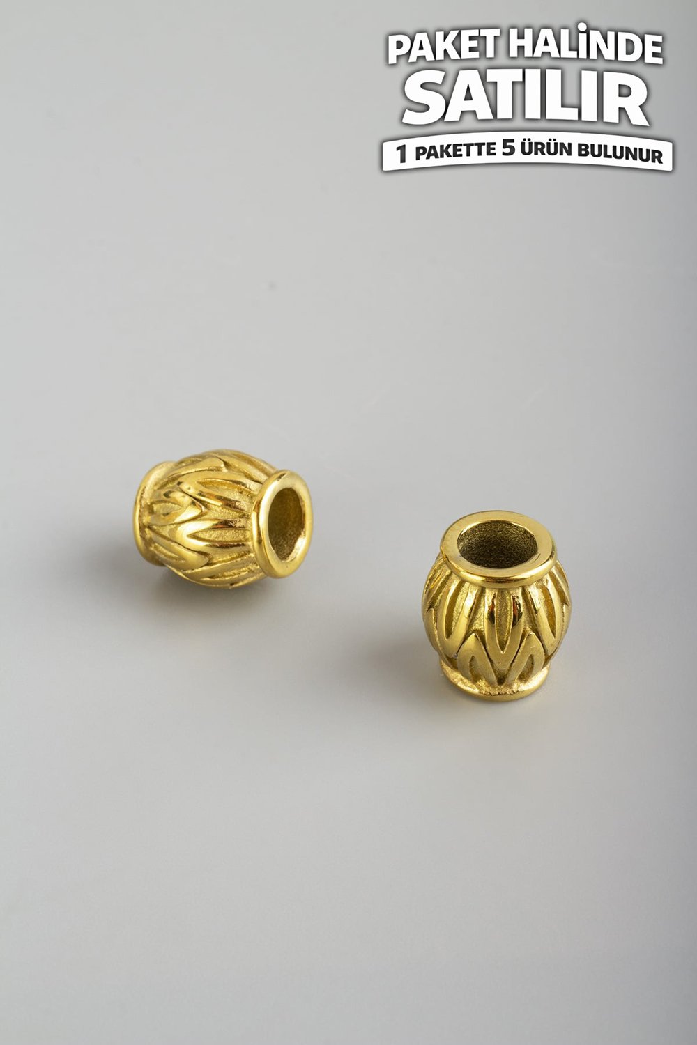 Çelik Ara Aparat Altın 10x11mm 5 PCS