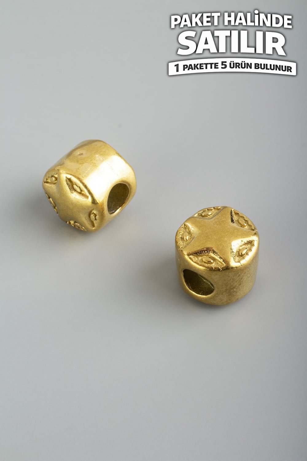 Çelik Ara Aparat Altın 10x11mm 5 PCS