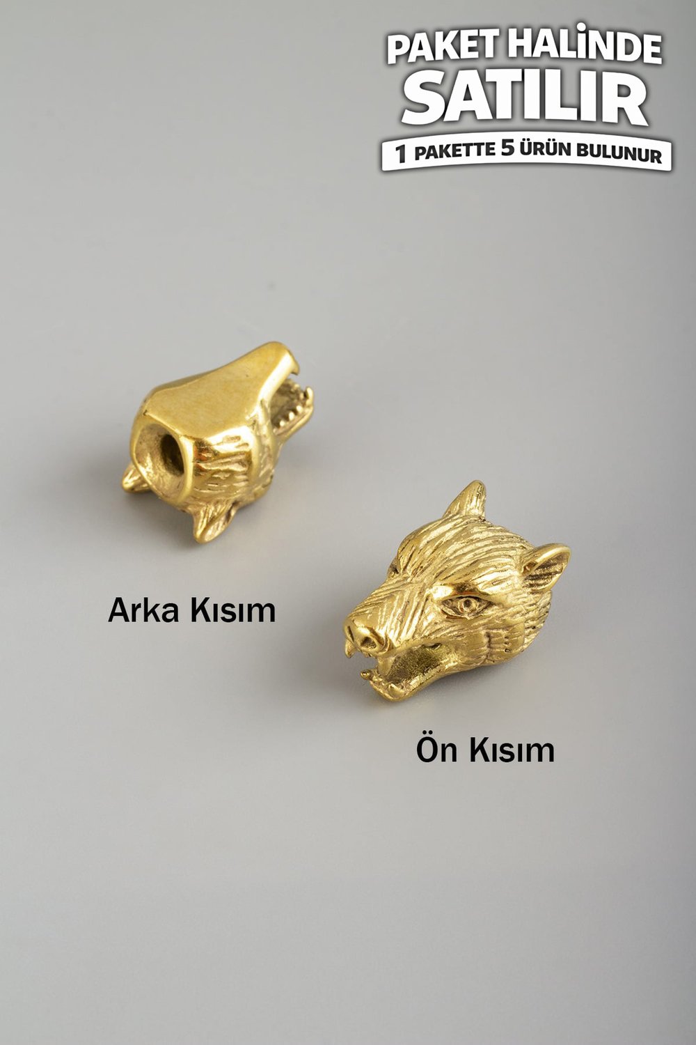 Çelik Ara Aparat Altın 10x11x15mm 5 PCS