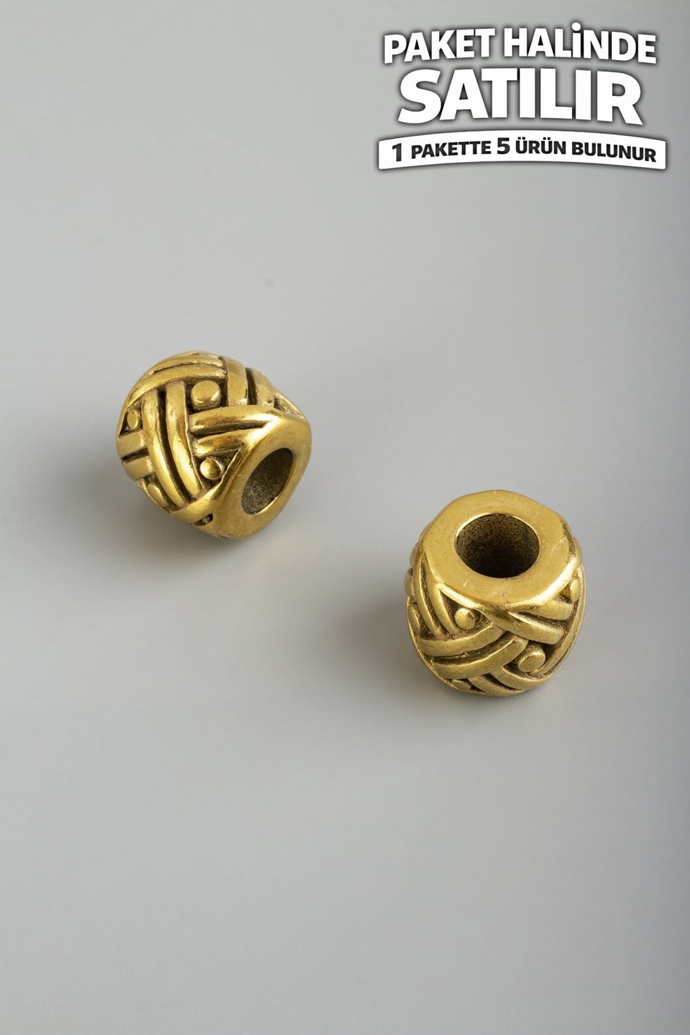 Çelik Ara Aparat Altın 12x12mm 5 PCS