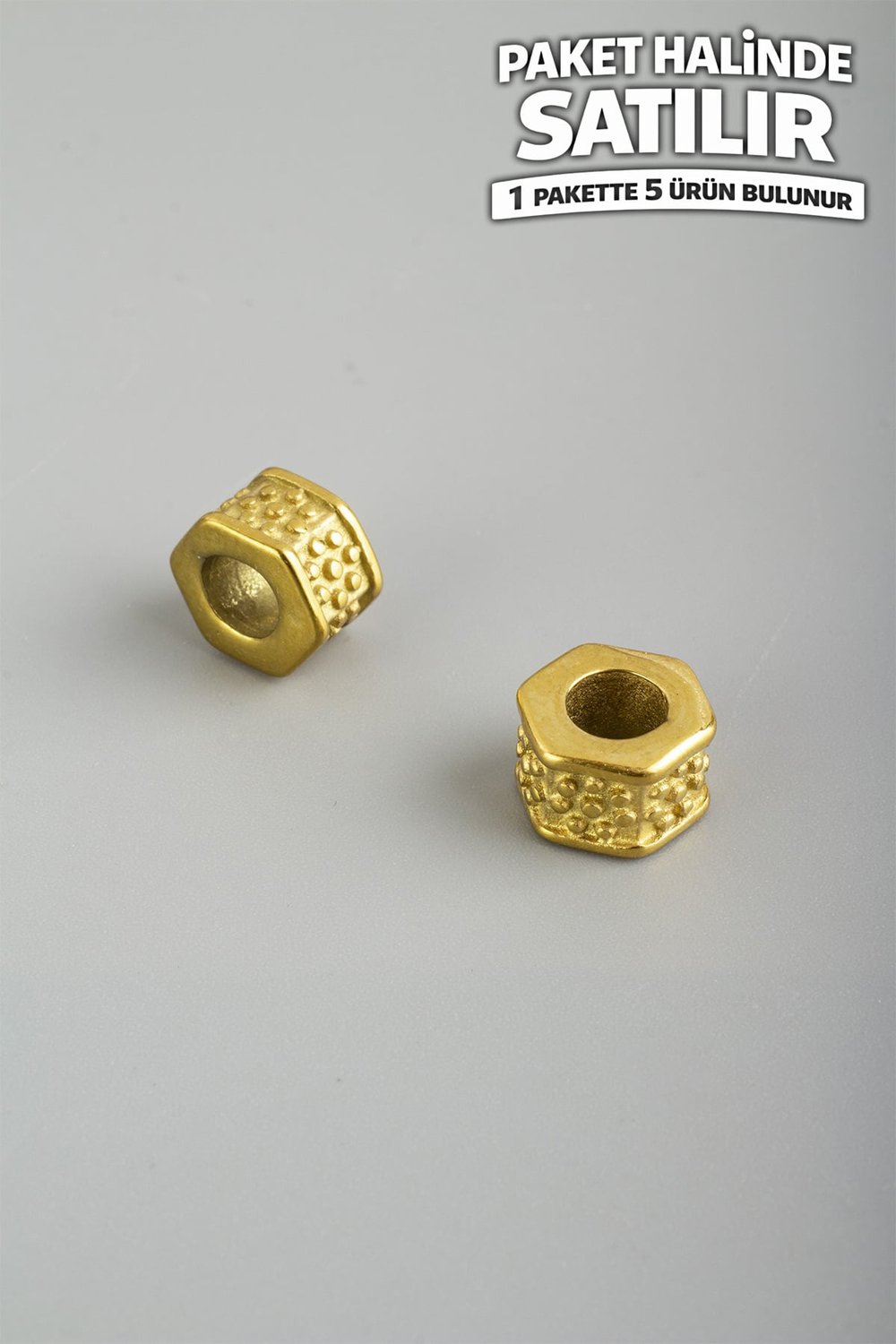 Çelik Ara Aparat Altın 7x9mm 5 PCS
