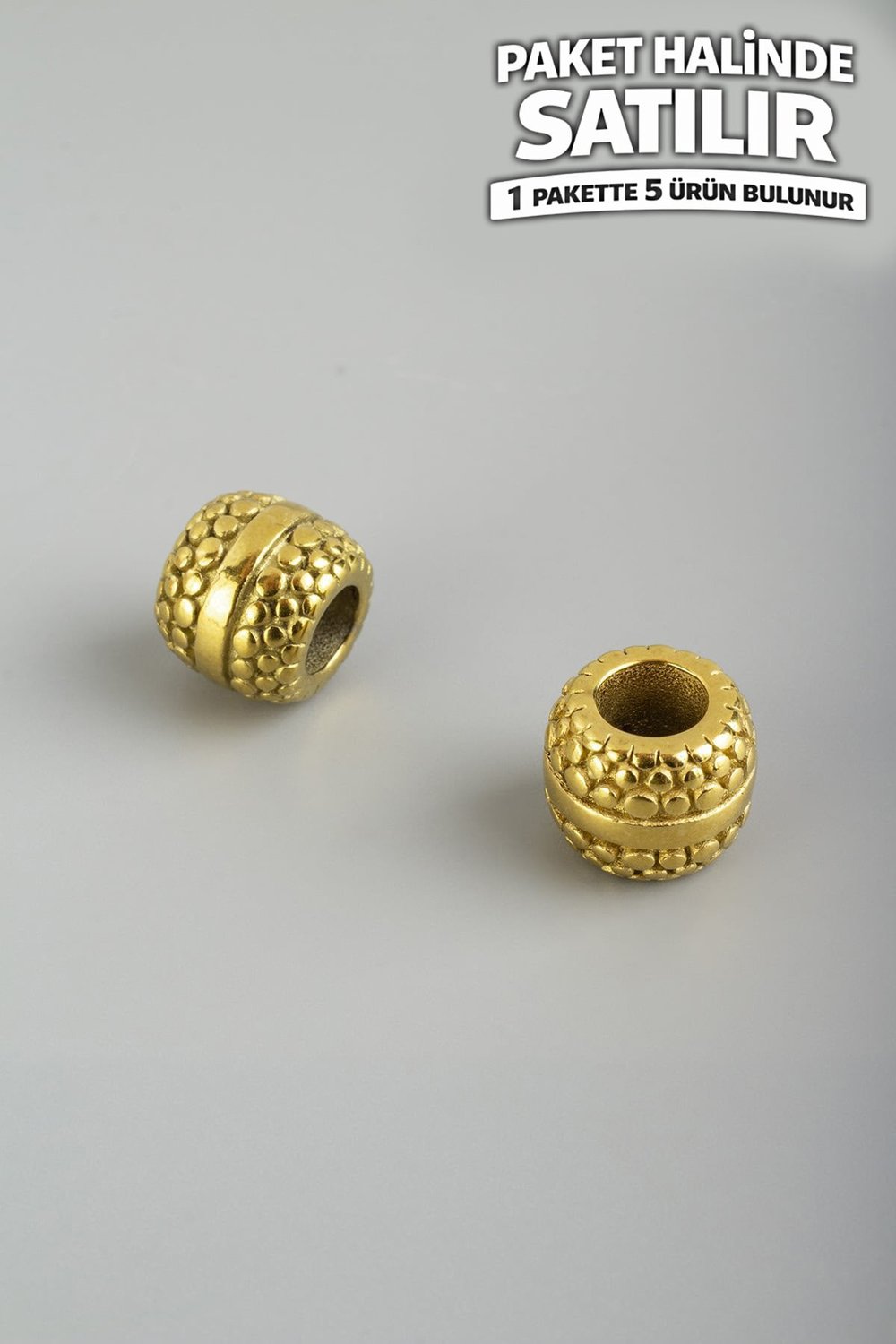 Çelik Ara Aparat Altın 9x11mm 5 Adet