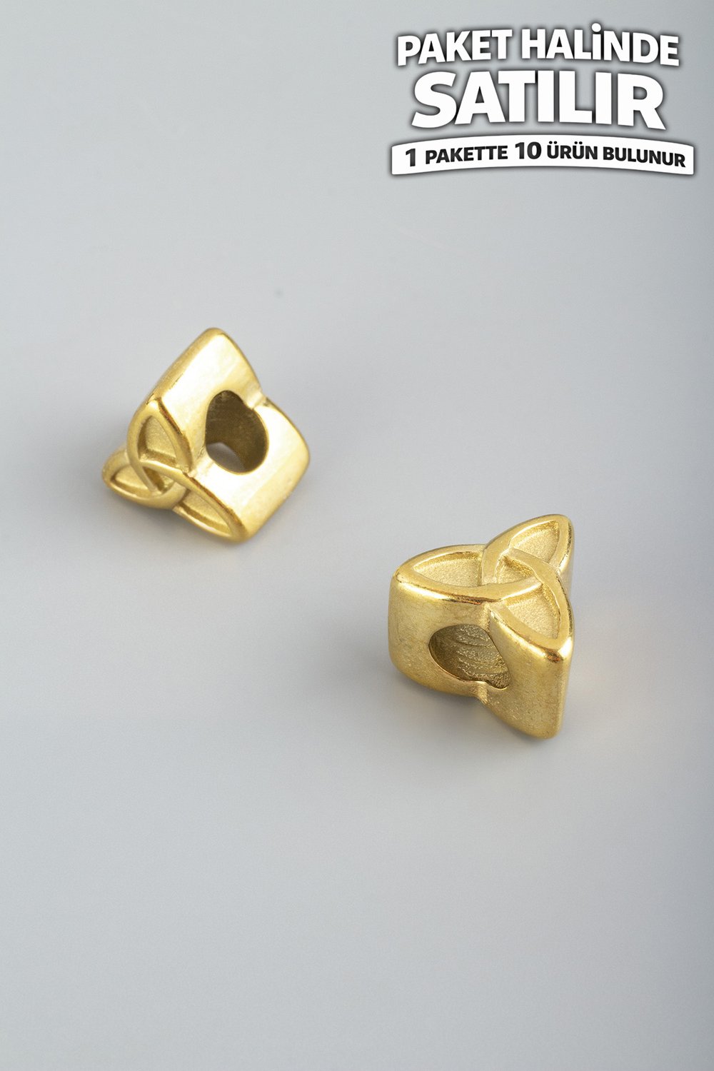 Çelik Ara Aparat Altın 9x11mm 5 PCS
