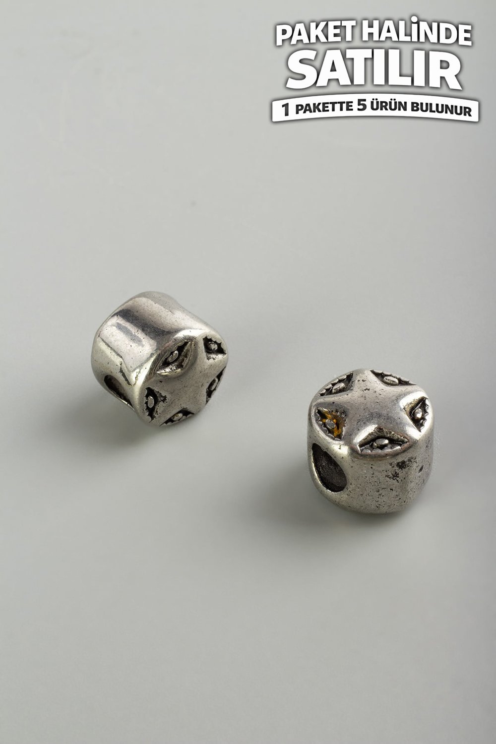 Çelik Ara Aparat Gümüş 10x11mm 5 PCS