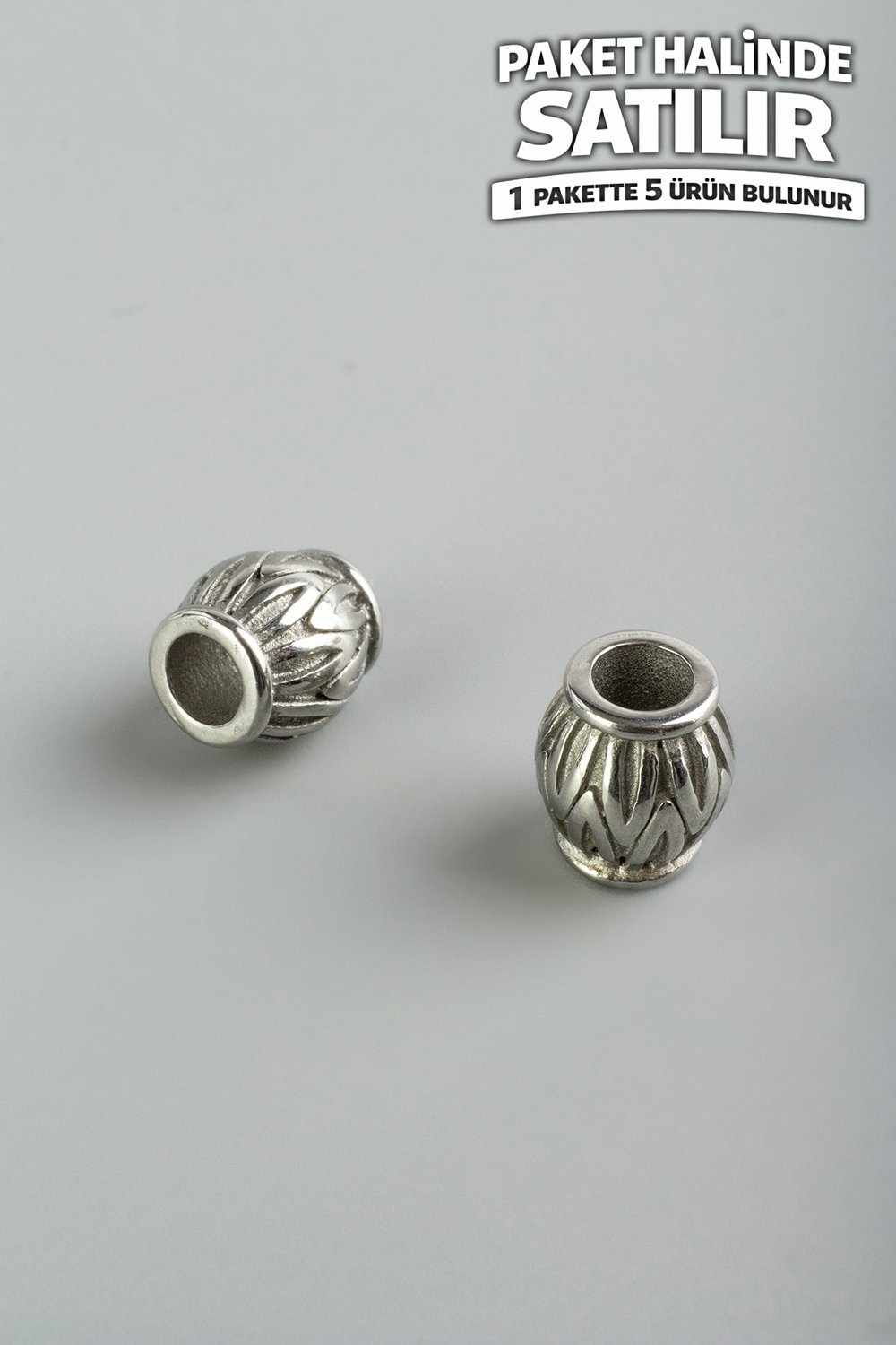Çelik Ara Aparat Gümüş 10x11mm 5 PCS