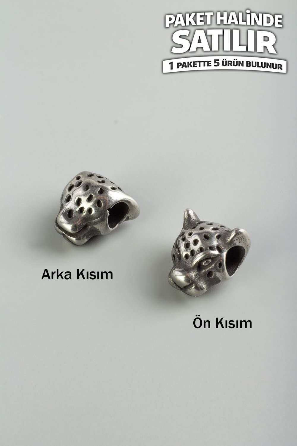 Çelik Ara Aparat Gümüş 10x11x15mm 5 PCS