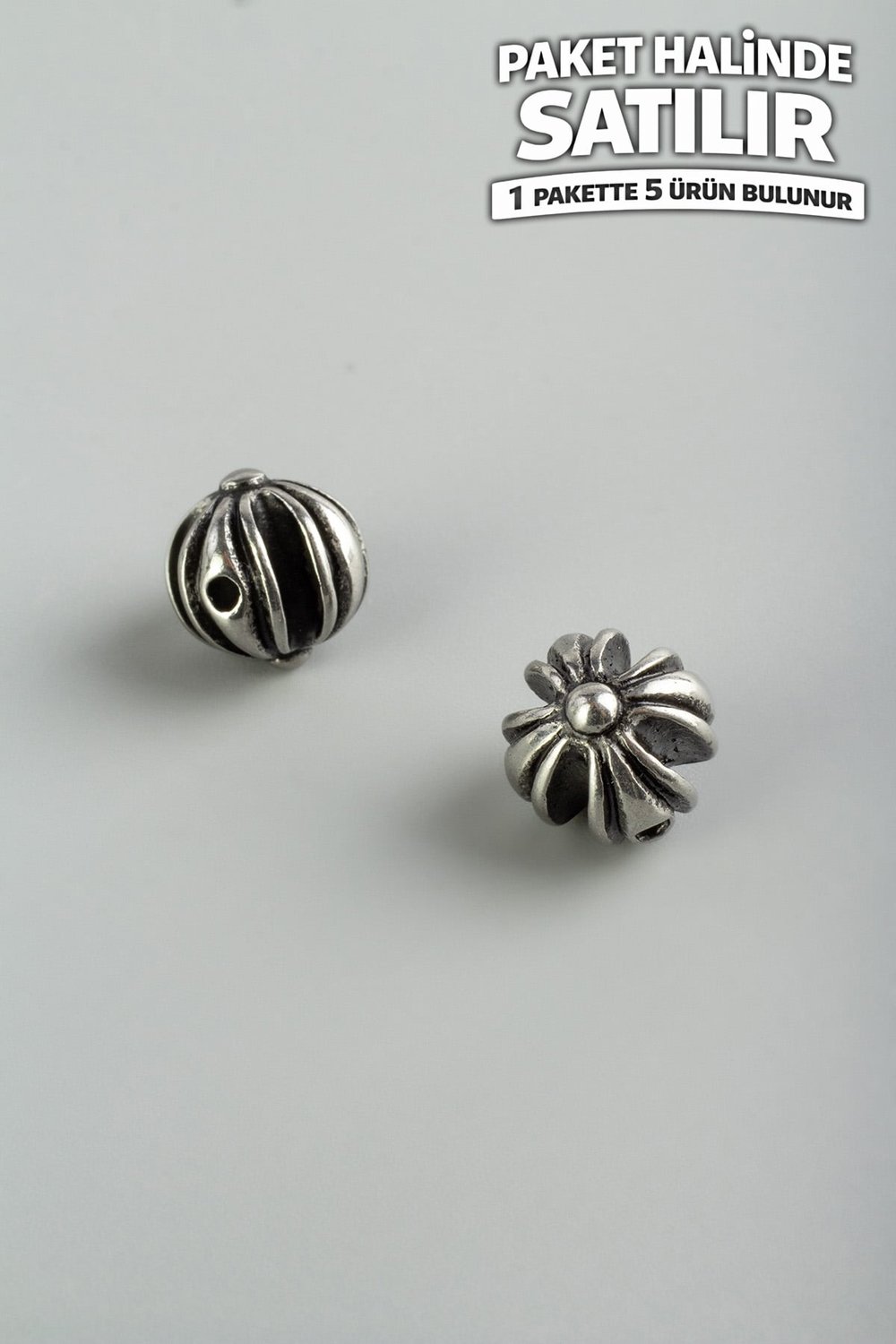 Çelik Ara Aparat Gümüş 11x11mm 5 PCS