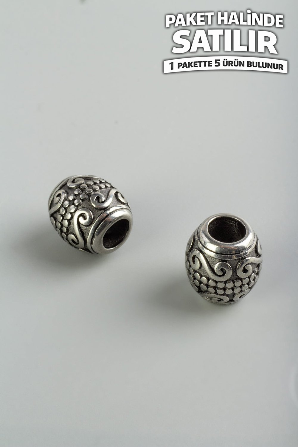 Çelik Ara Aparat Gümüş 11x12mm 5 PCS