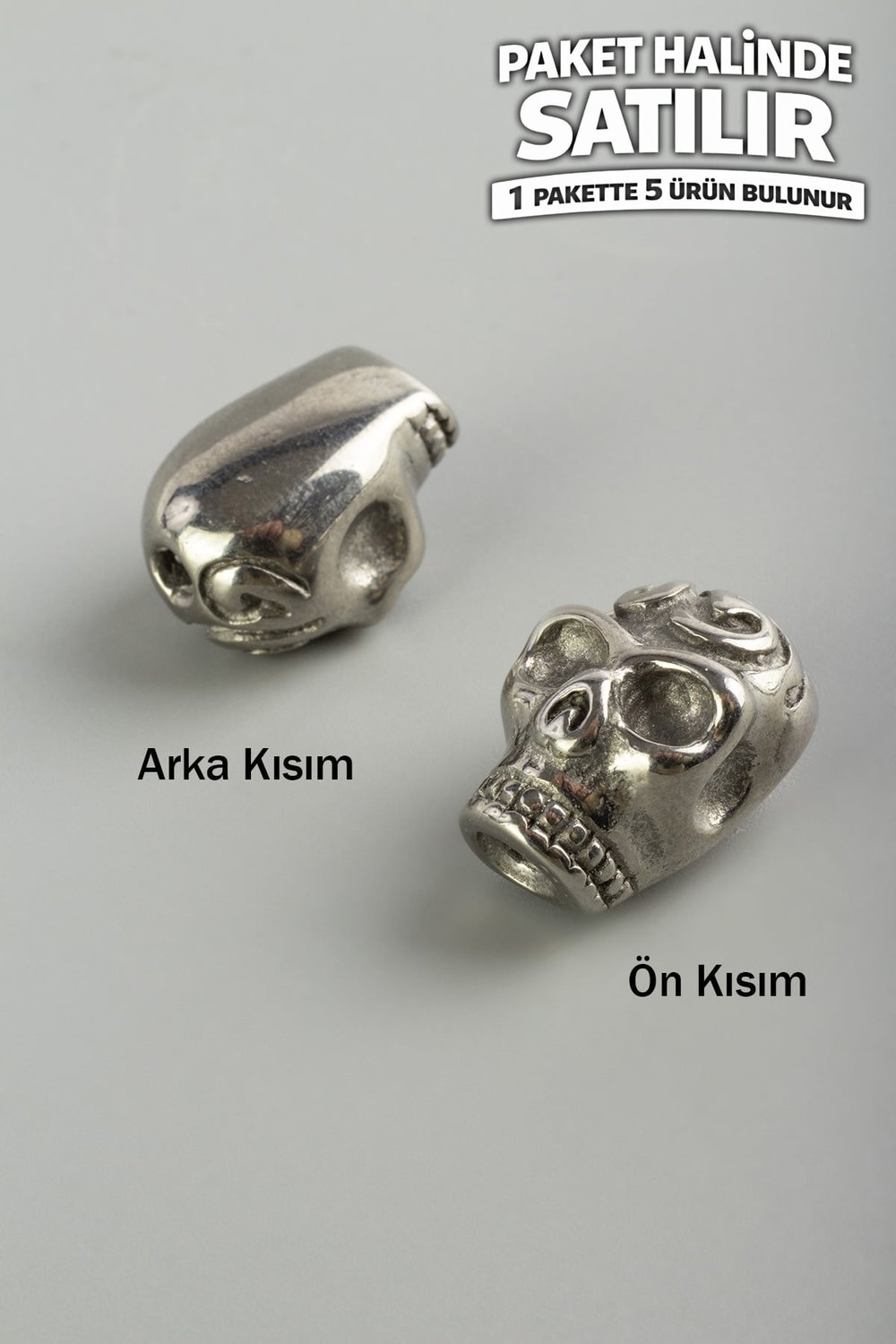 Çelik Ara Aparat Gümüş 12x20mm 5 PCS