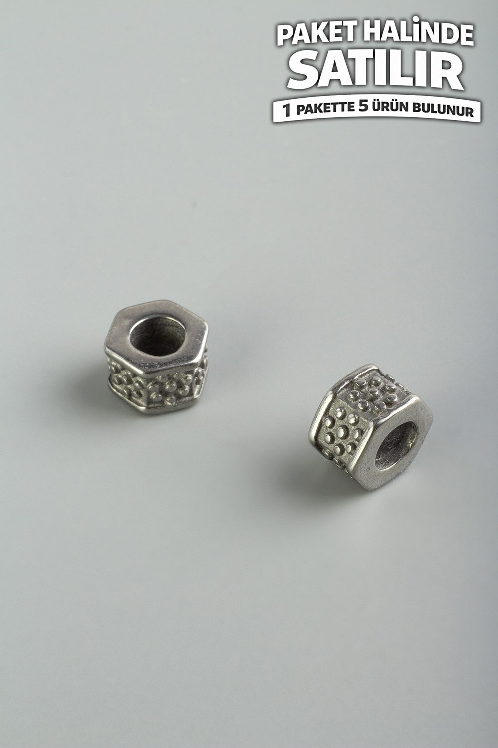 Çelik Ara Aparat Gümüş 6x9mm 5 PCS