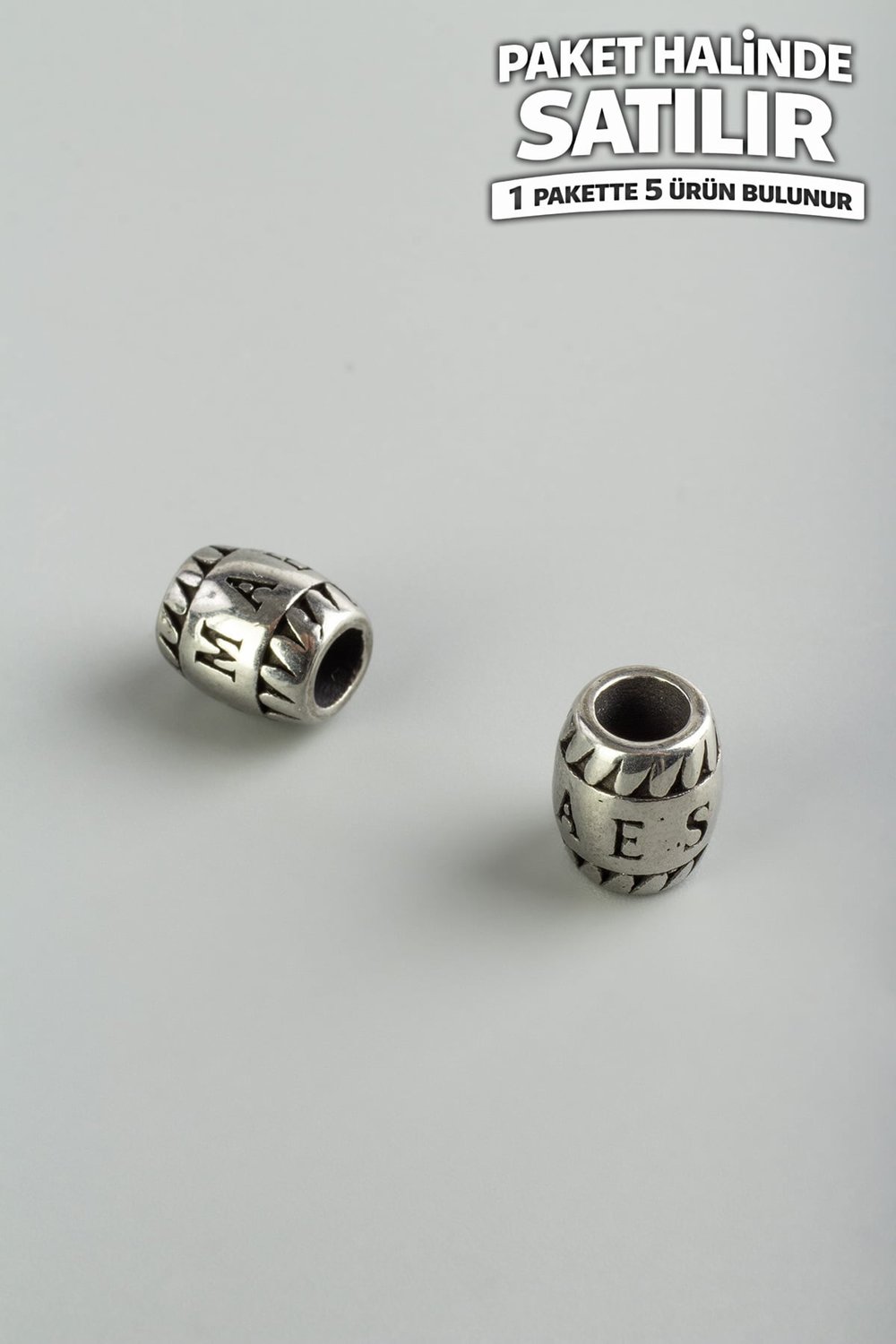 Çelik Ara Aparat Gümüş 9x10mm 5 PCS