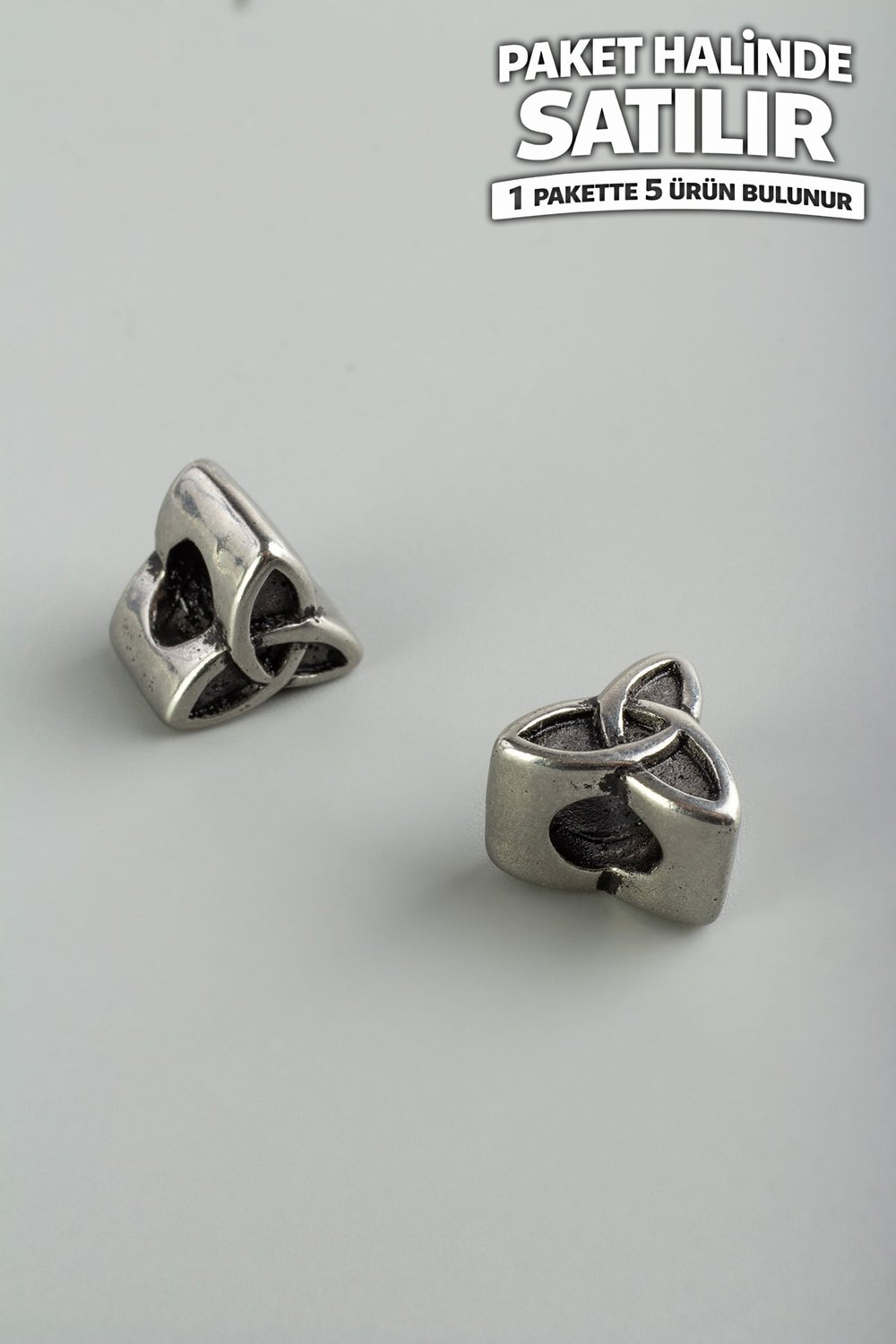Çelik Ara Aparat Gümüş 9x11mm 5 PCS